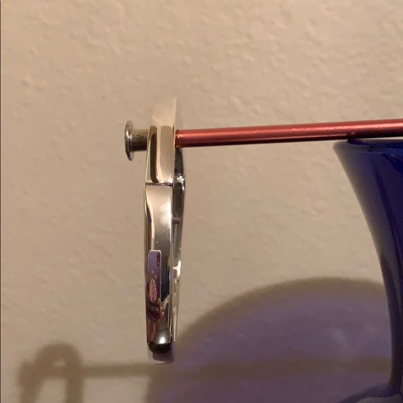 K.C. Silver tone custom stretchy bracelet - Picture 3 of 7